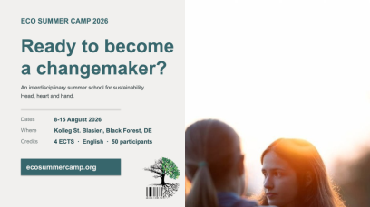 Eco Summer Camp 2026: An Interdisciplinary Summer School for Sustainability